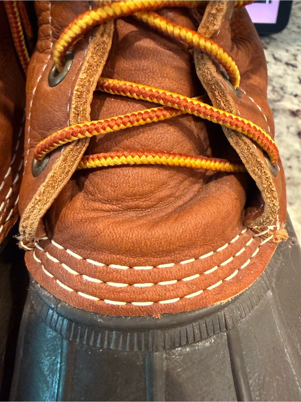 Vintage L.L.Bean Boots Men’s 11M Made in Maine USA Leather Duck Hunting Boots - Picture 13 of 14
